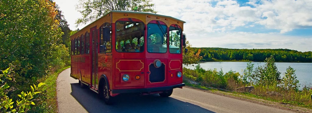 Door County Trolley | Open Hearth Lodge