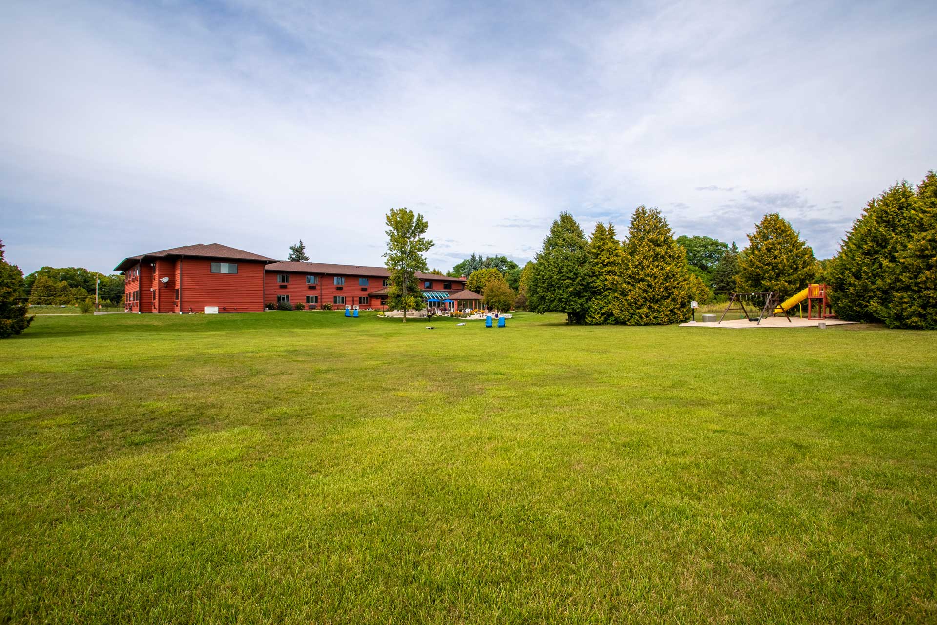 Open Hearth Lodge Dog Walking Area in Door County