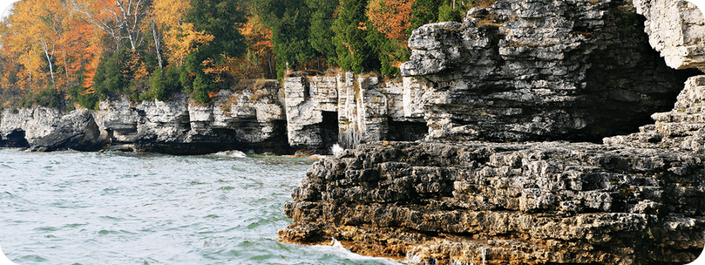 Cave Point in Door County