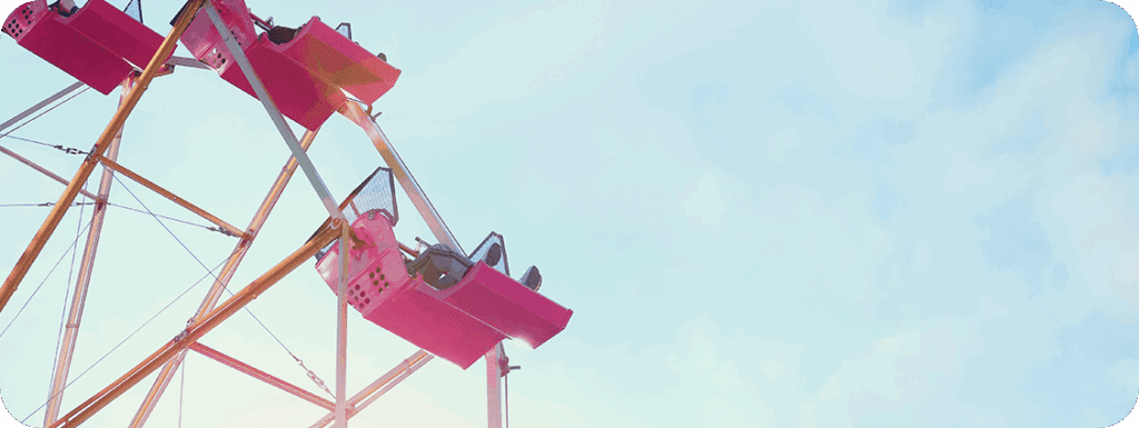 A ferris wheel against the sky