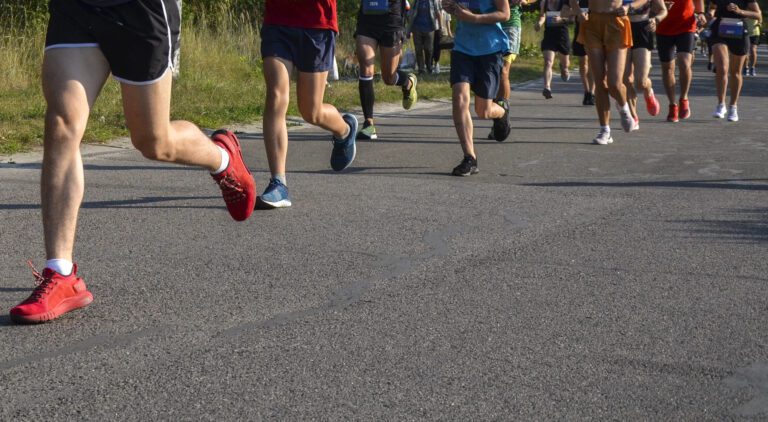 Fall 50 Runners on HWY 42 in Door County